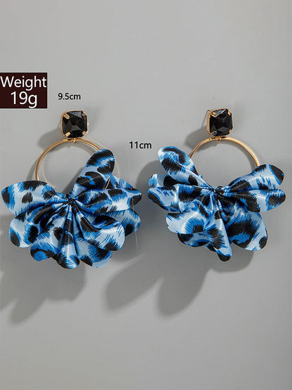 Hollow Leopard Split-joint Earrings Accessories