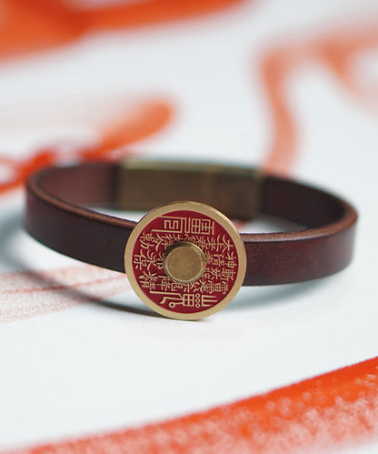 Red Leather Cinnabar Watches