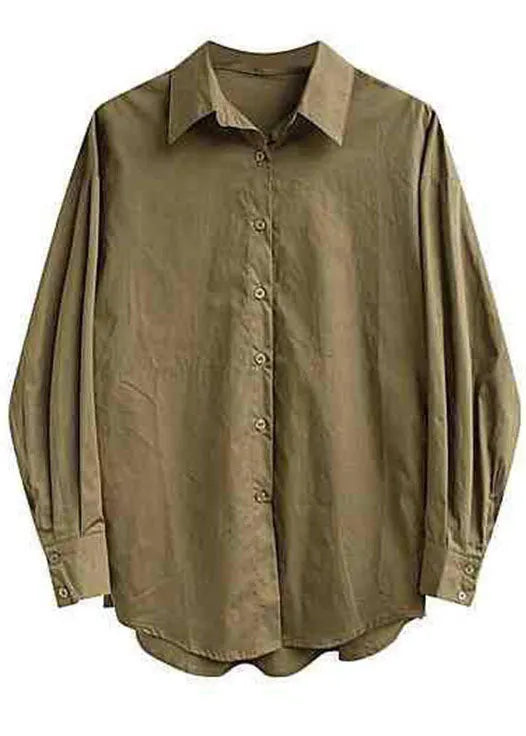 Chocolate Asymmetrical Design Knit Vest Contton Shirts Two Pieces Set Fall