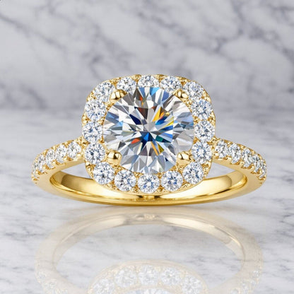 "waverly" Lab Diamond Travel Ring