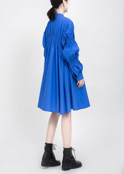 Asymmetrical Pleated Big Size Dress Spring