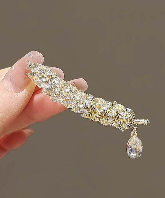 Crystal Ears of Wheat Duck Mouth Hairpin