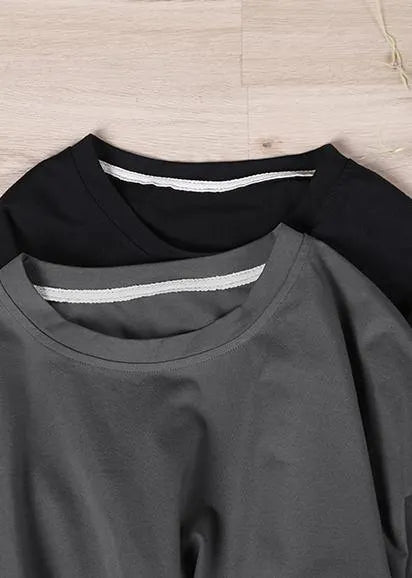 Gray Cinched Pockets Loose Sweatshirts Top