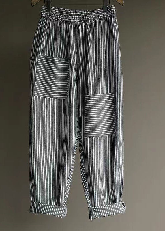 Loose Harem Linen Trousers Pants