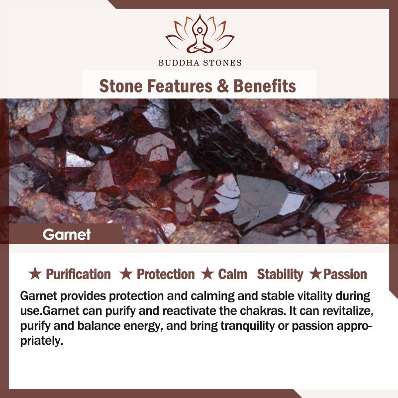 Buddha Stones Fengshui Pixiu Red Garnet Heart Sutra Wealth Ring