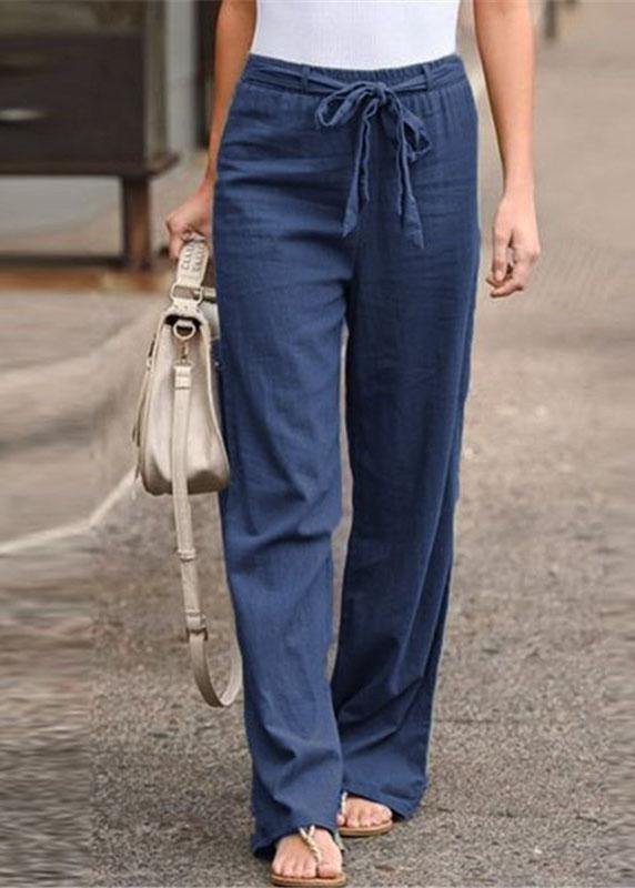 S-5xl Elastic Waist Wide Legs Long Pants Yoga Trousers