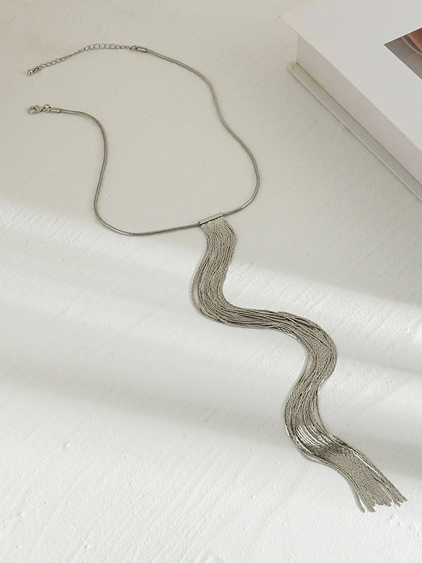 Hollow Color Necklaces Accessories
