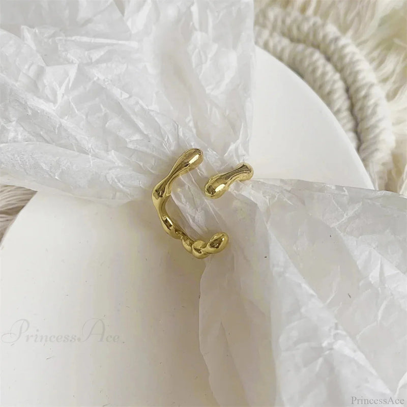 Stylish Silver Simple Gothic Ring