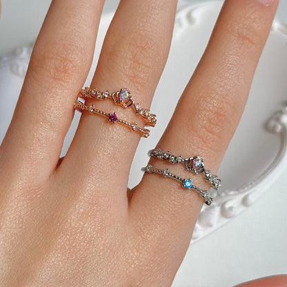 [] Valentina Tiara Ring in Rose Gold