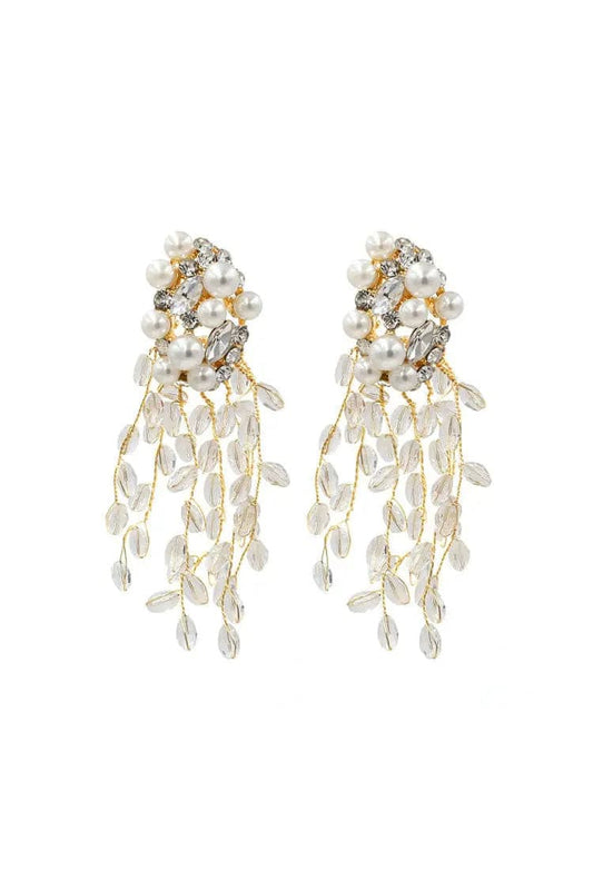 Alina Crystal Tassel Earrings