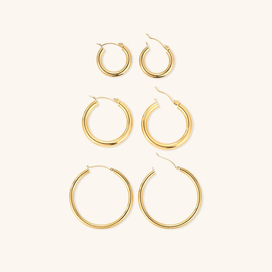 Classic Hoop Essentials Set Earrings
