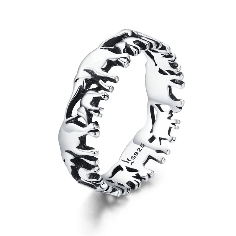 Sterling Silver Elephant Ring