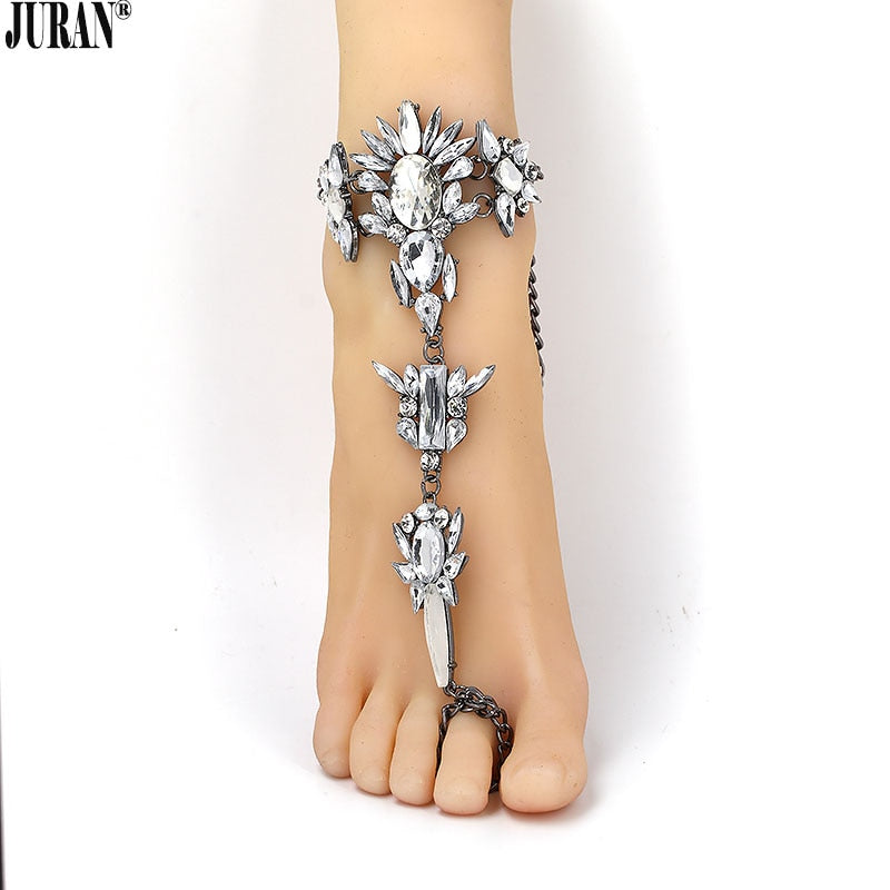 Rhinestone Crystal Anklet