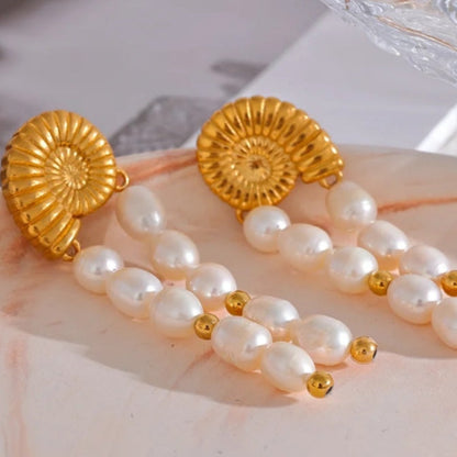 Atlantic Natural Pearl Earrings