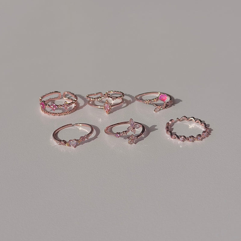 Pink Wave Ring