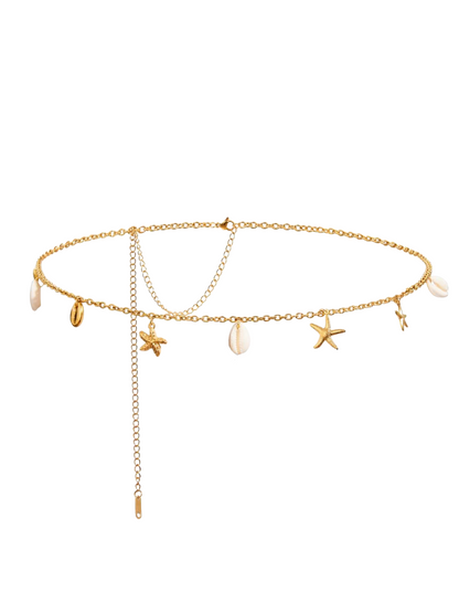 Zyla Shell Charm Jewelry Set