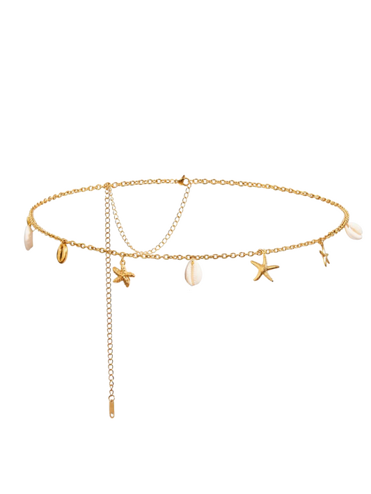 Zyla Shell Charm Jewelry Set