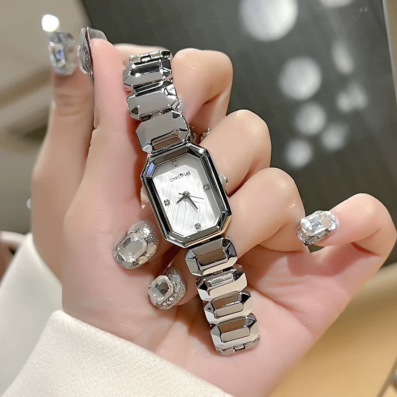 Mother-of-pearl Square Bracelet Watch