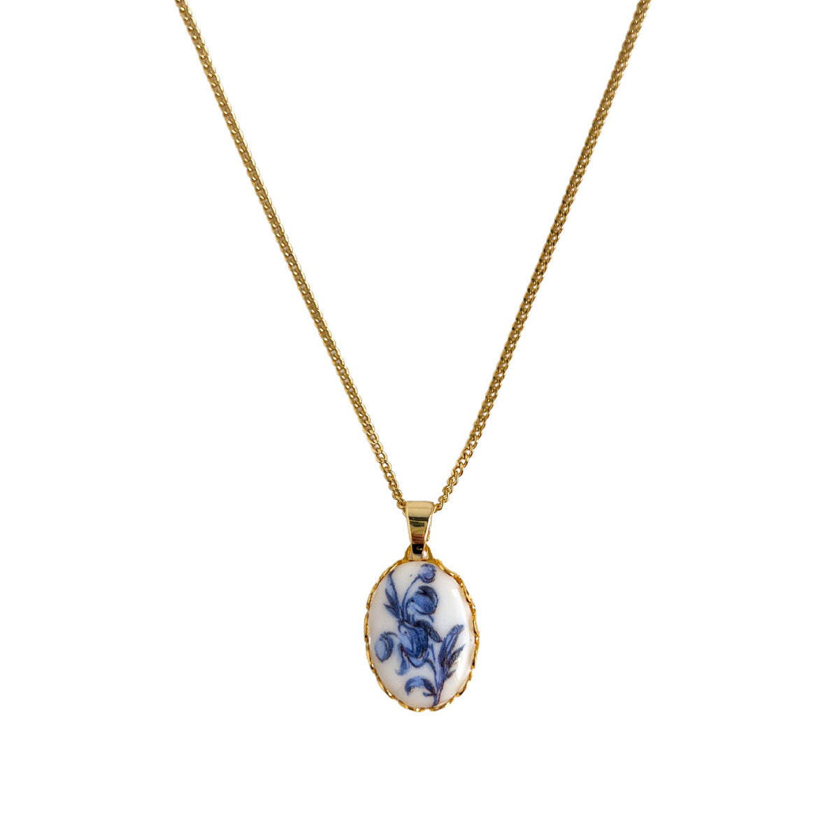 Ayelen Painted Pendant Necklace