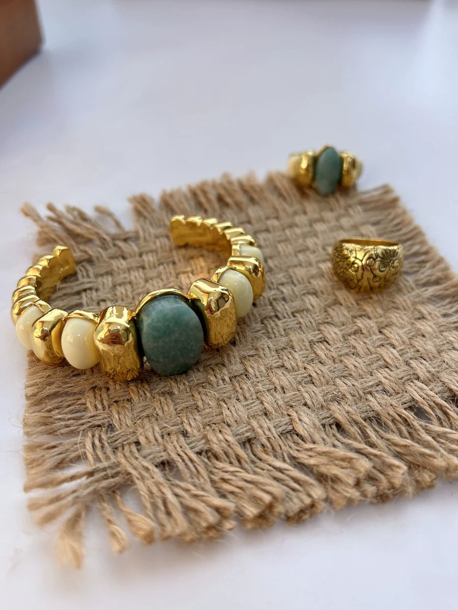 Nilah Amazonite Antique Bracelet