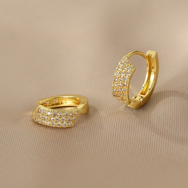 Amarachi Geometric Zircon Earrings