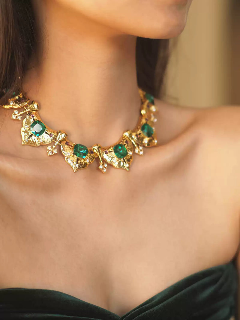 Inga Emerald Necklace