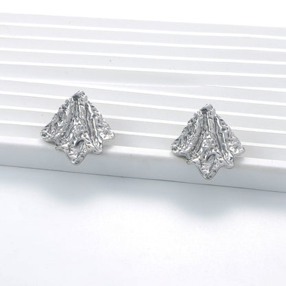 Courtlyn Hammered Irregular Earrings