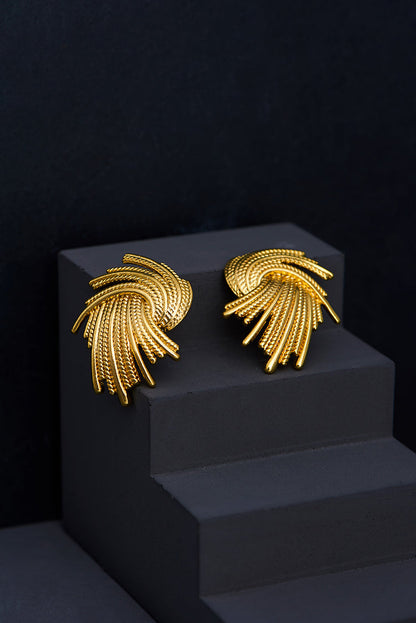 Eden Retro Gold Earrings