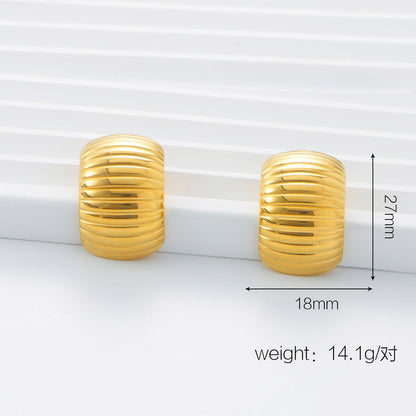 Katlyn Elevated Gold Geometric Earrings
