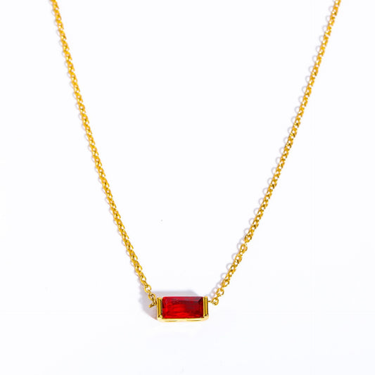 Bree Dainty Birthstone Necklace