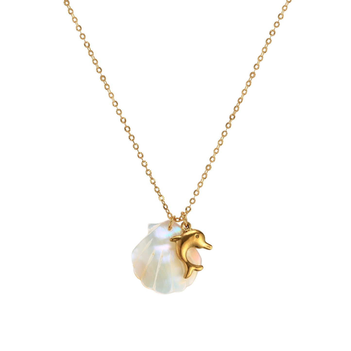 Seashell Ocean Charm Necklace