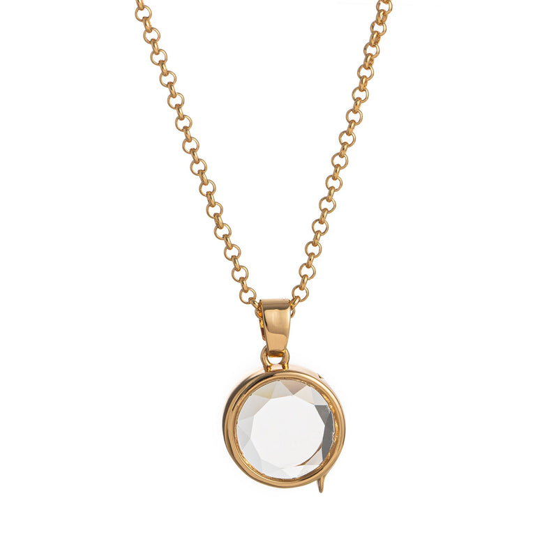Floating Charm Locket Necklace and Mini Charms