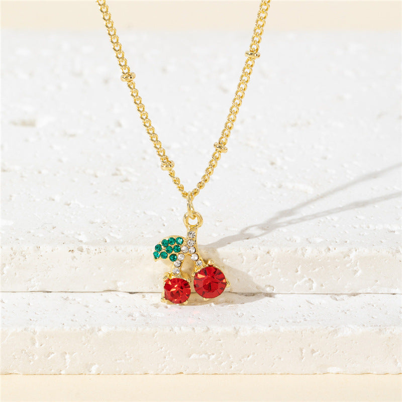 Jalyssa Enamel Fruit Necklace
