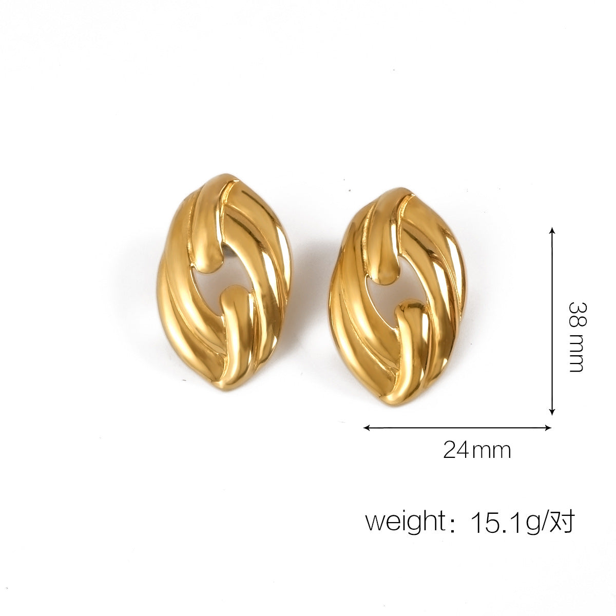Katlyn Elevated Gold Geometric Earrings