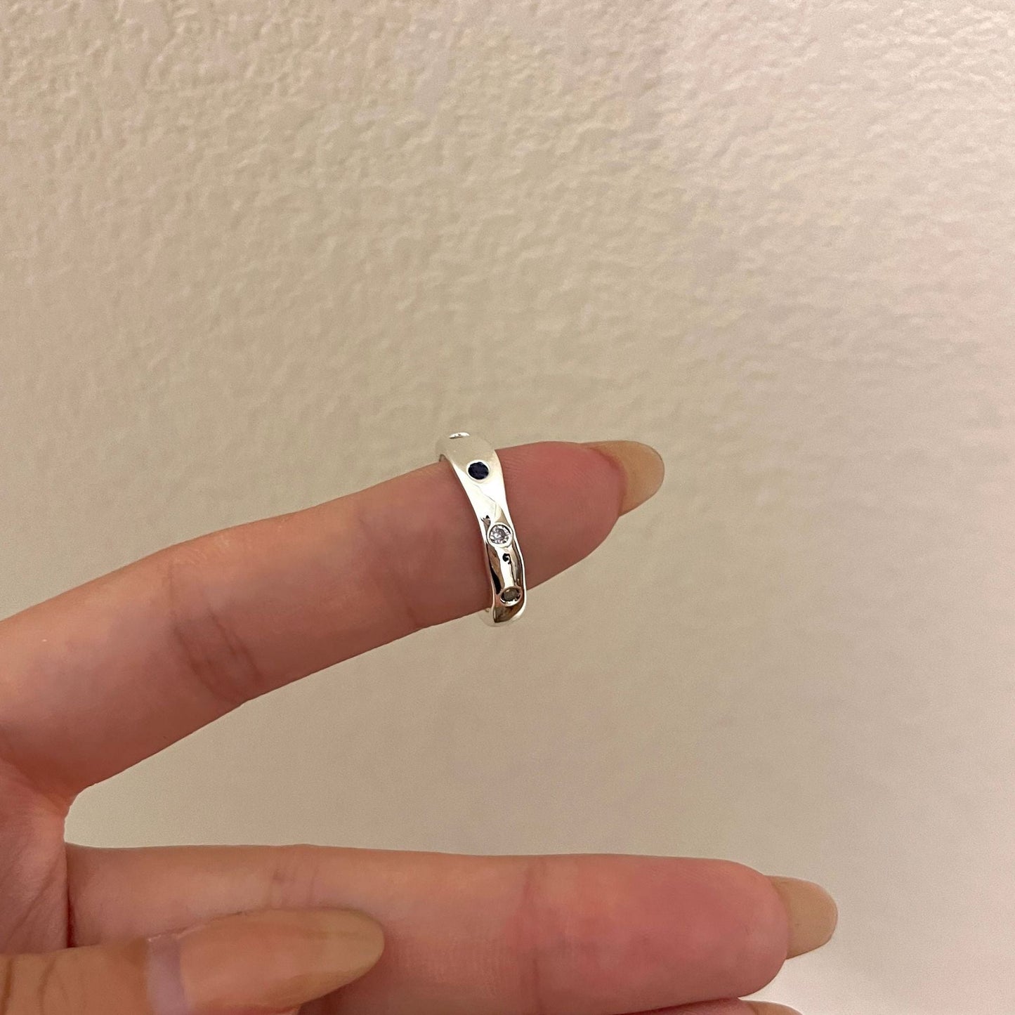 Taina Dainty Zircon Open Ring