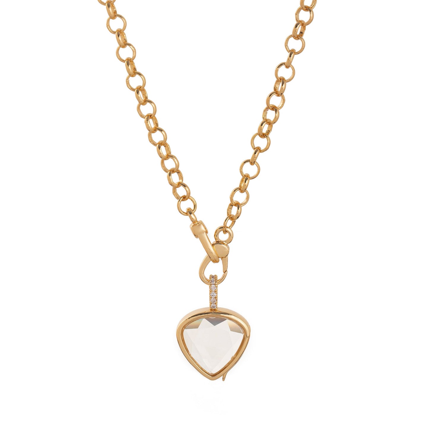 Floating Charm Locket Necklace and Mini Charms