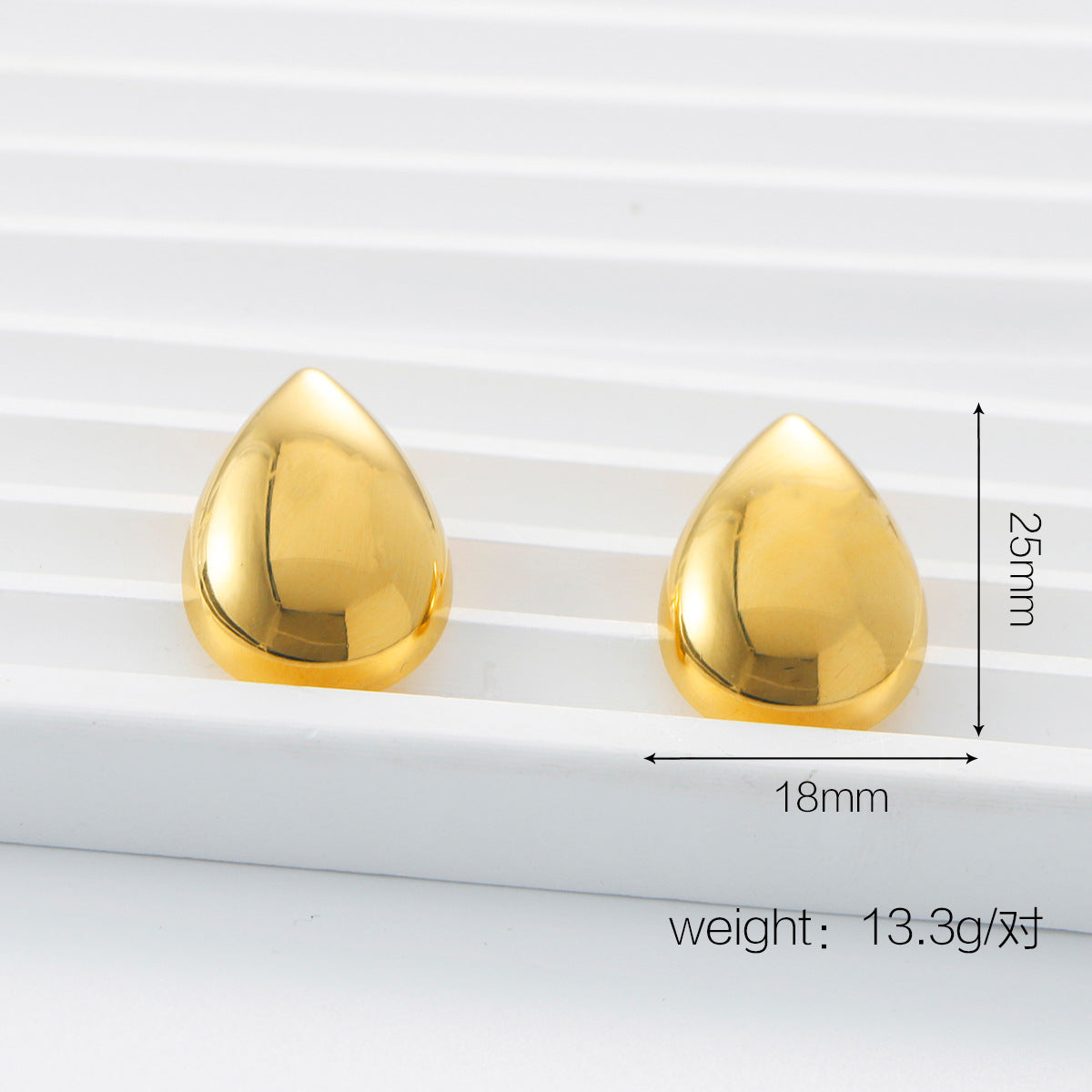 Andrea Geometric Drop Earrings