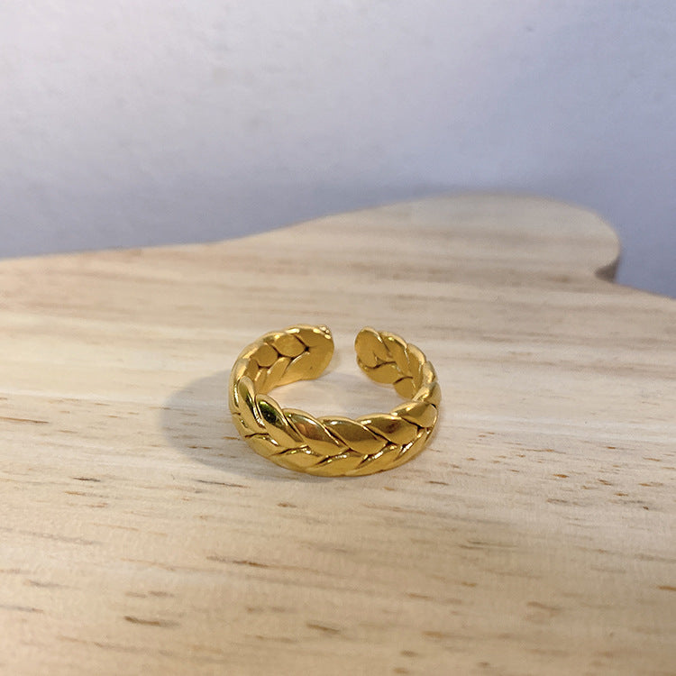 Clarice Geometric Wheat Hoops