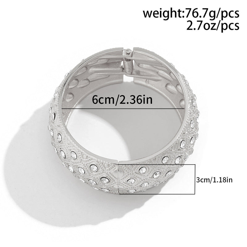 Samantha Pearl Diamond Statement Bracelet