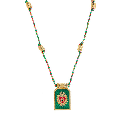 Siyona Cord Charm Necklace