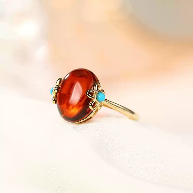 Rylie Garnet Oval Ring