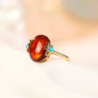 Rylie Garnet Oval Ring