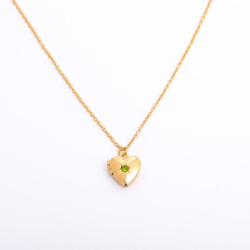 Anayah Birthstone Heart Locket