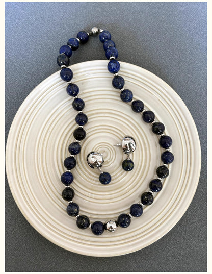 Lapis Lazuli Bead Necklace