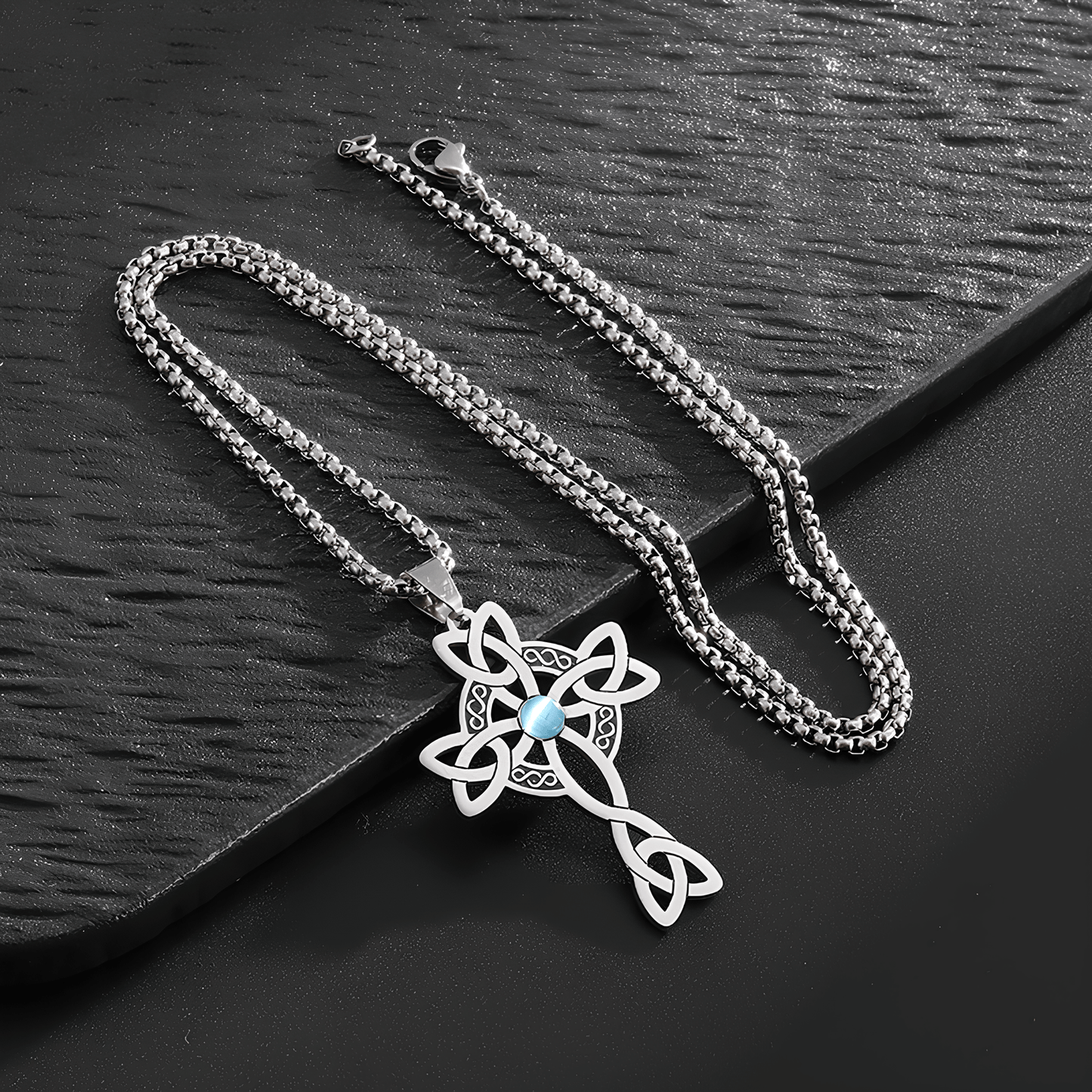 Four Realms Celtic Cross Necklace