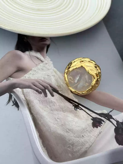 Mila Oversized Gemstone Ring