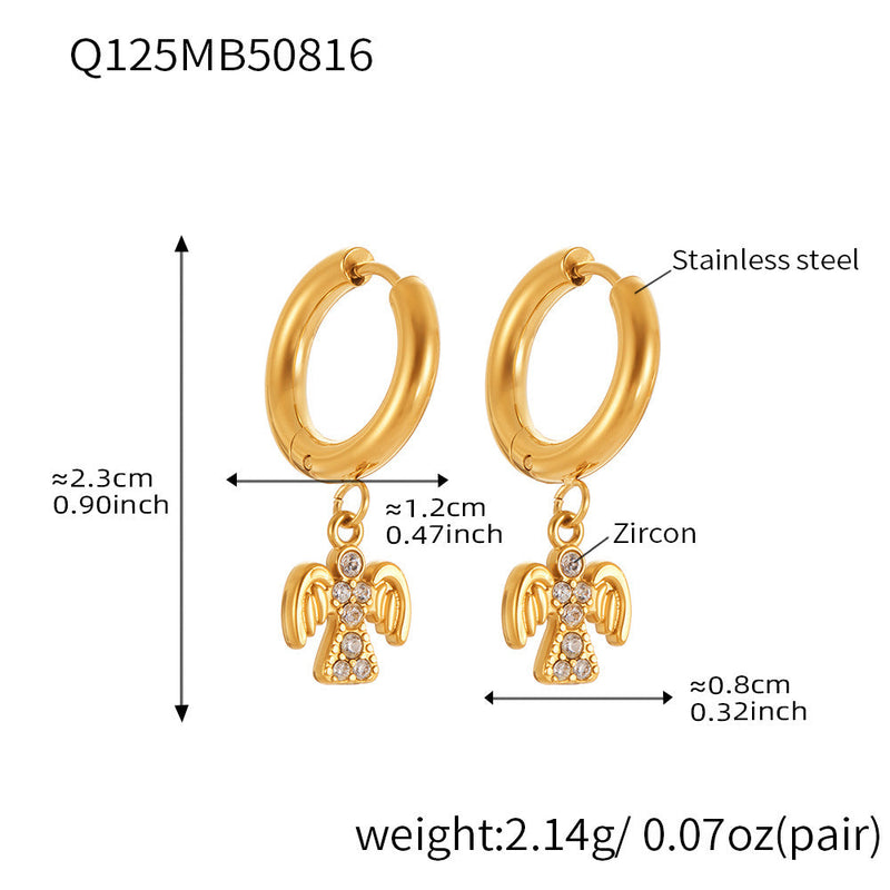 Draya Zircon Stud Earrings