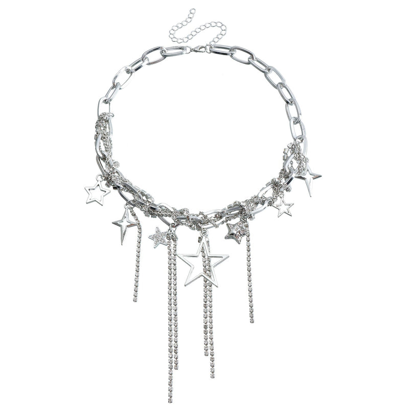 Party Lady Custom Sparkling Diamond Necklace
