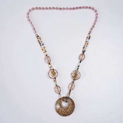 Aleeyah Leopard Print Necklace