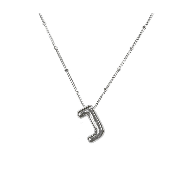 Aiyanah Glossy Bubble Letter Necklace